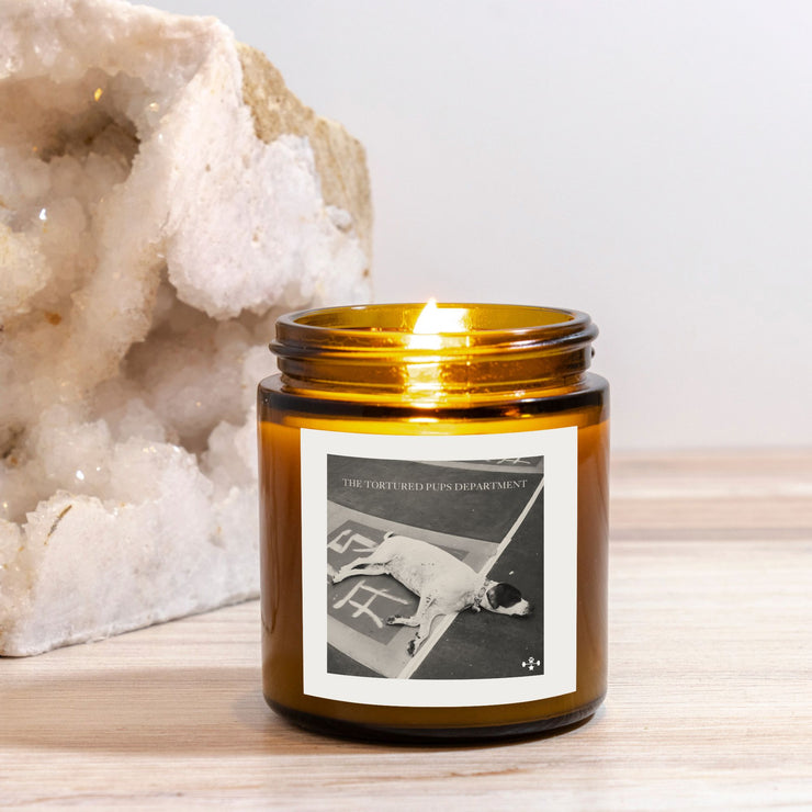 tortured pups department candle 4oz