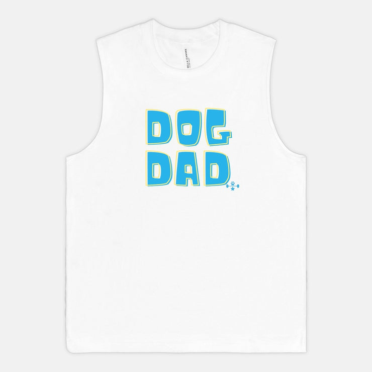 dog dad modern life muscle tank