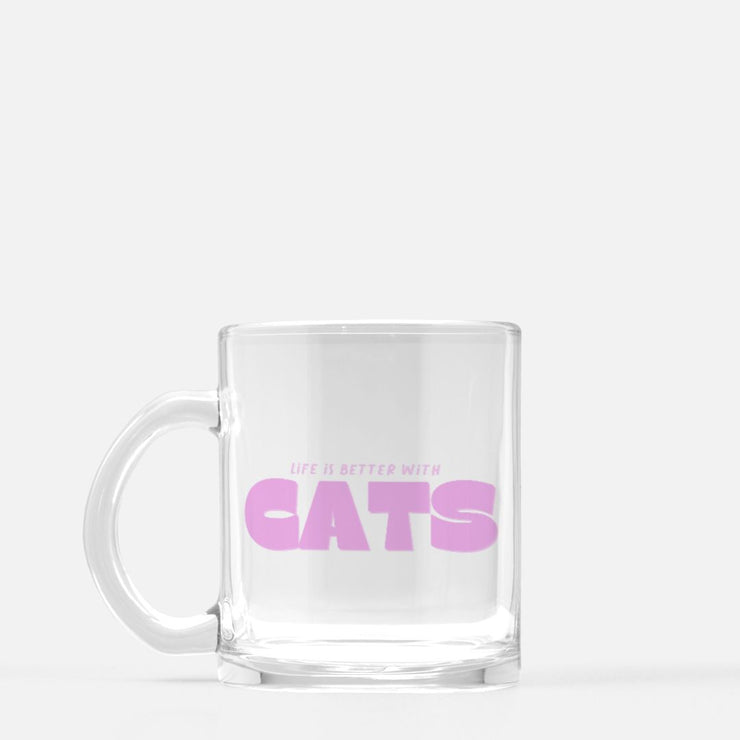 better life with cats mug