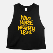 wag more worry less crop tank