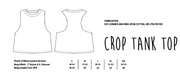 checkered wags crop tank