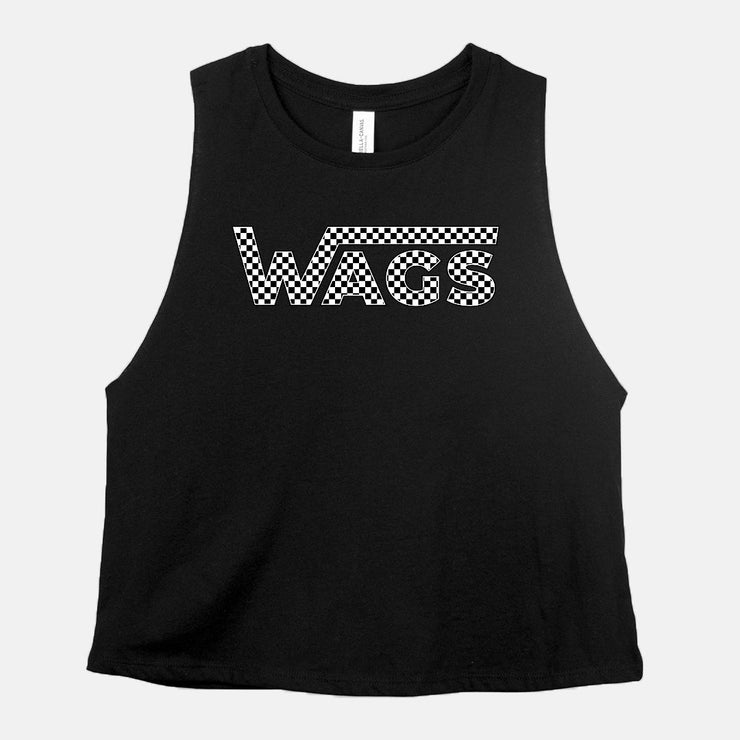 checkered wags crop tank